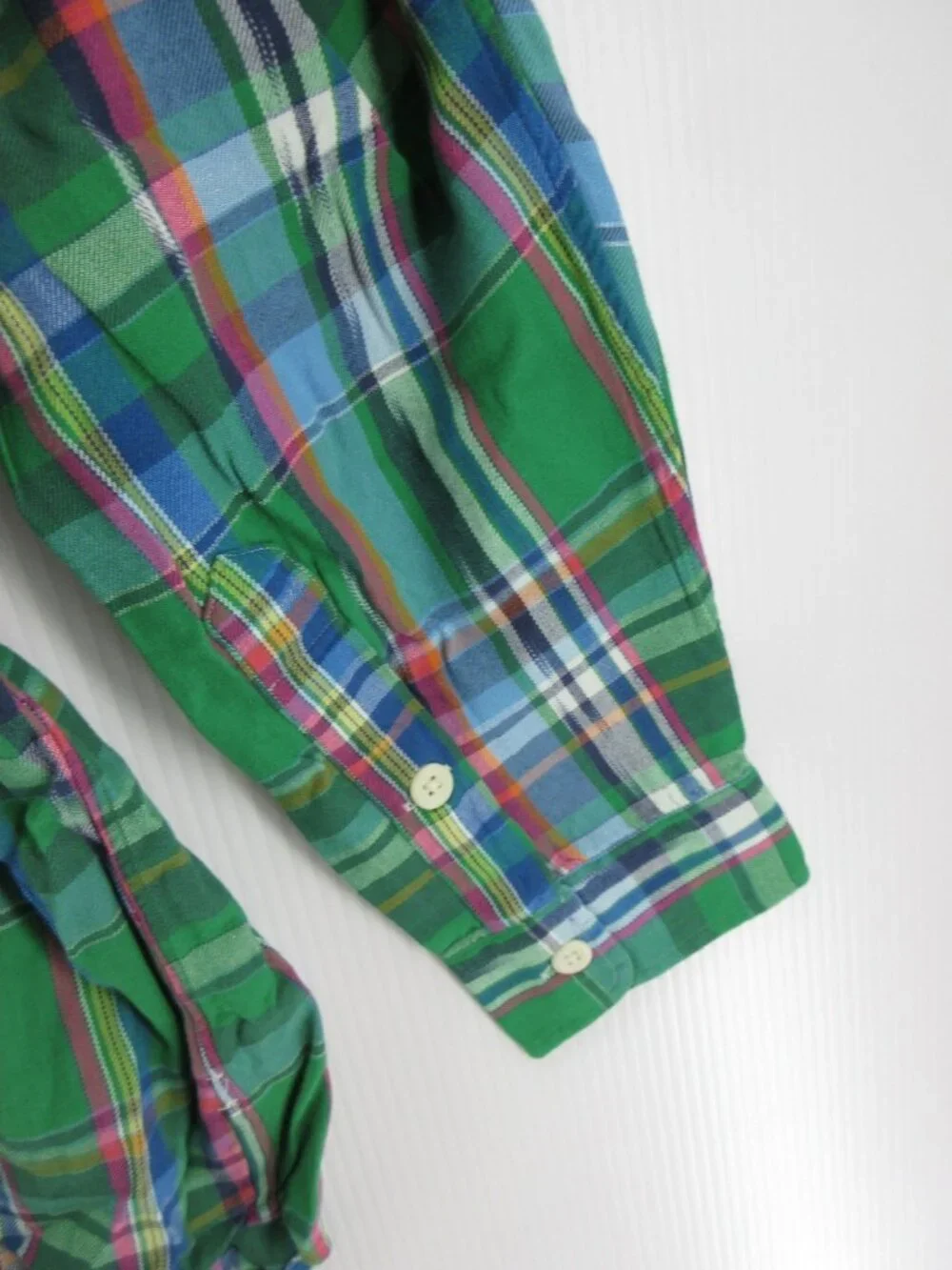 Polo Ralph Lauren Shirt 2XB Big Flannel Plaid Button Up Flap Pockets